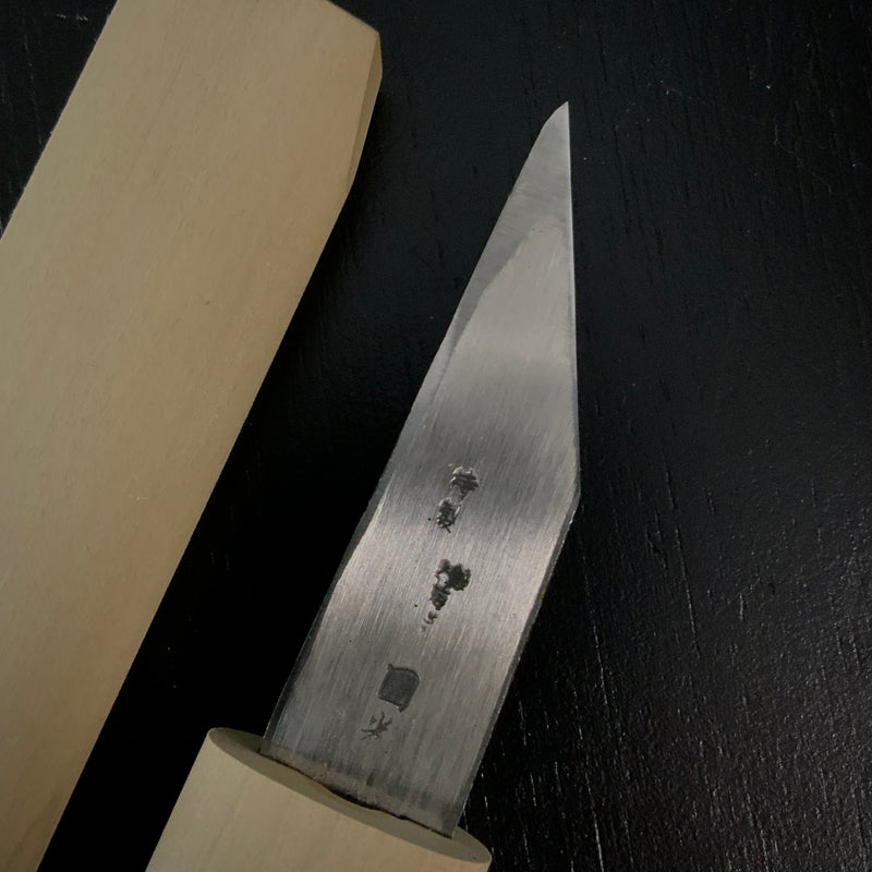 Baishinshi Kunimitsu Shixyukou Kokatana kiridashi type left hand 梅心子圀光 手工小刀 特製 鞘付 左 71mm