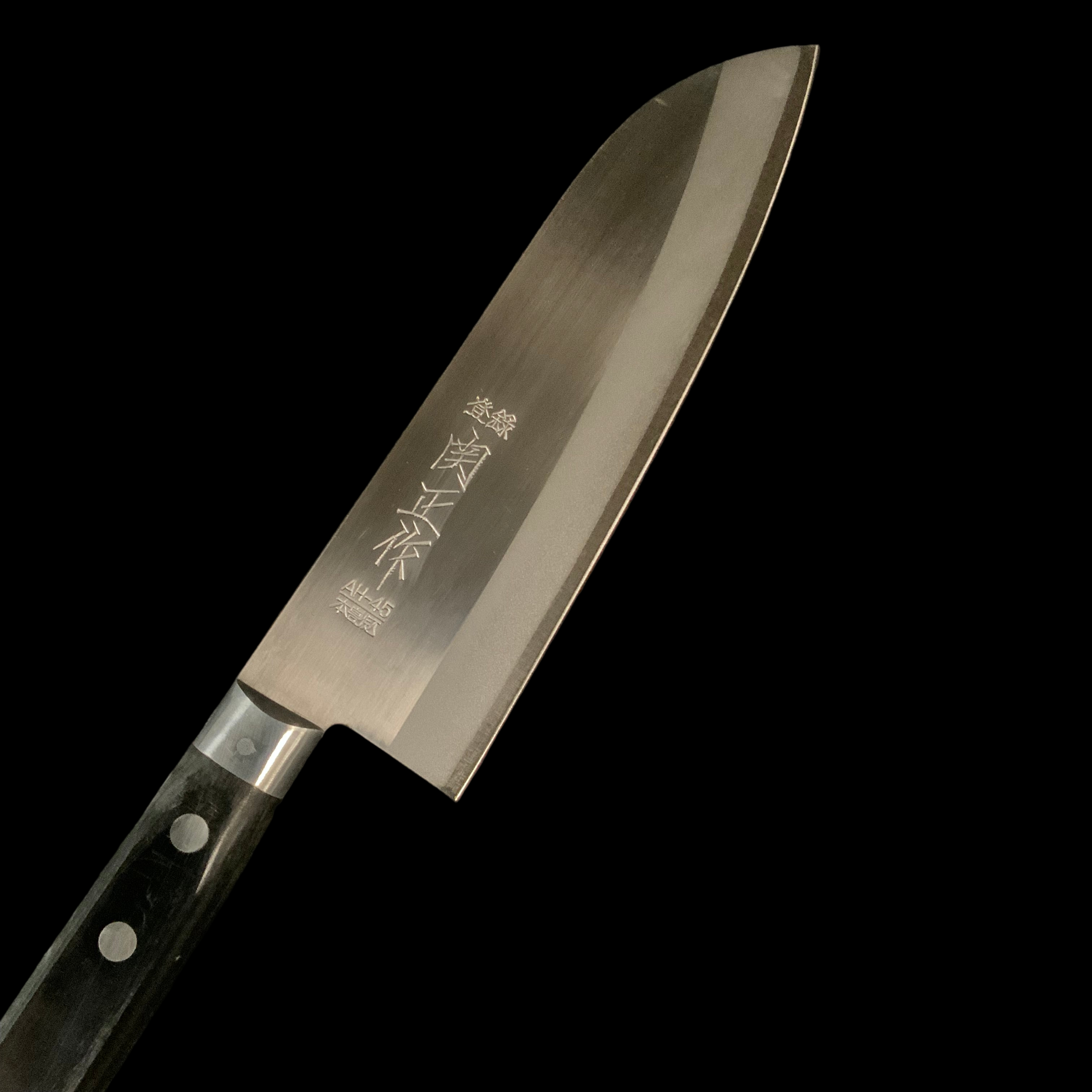 Sekimasa Santoku knife stainless steel blade with full tang    関正 三徳包丁  165mm