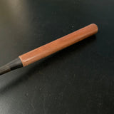 Tasai Special Trowel chisel (Kote nomi)  田斎作 面取鏝鑿 赤樫柄  15mm