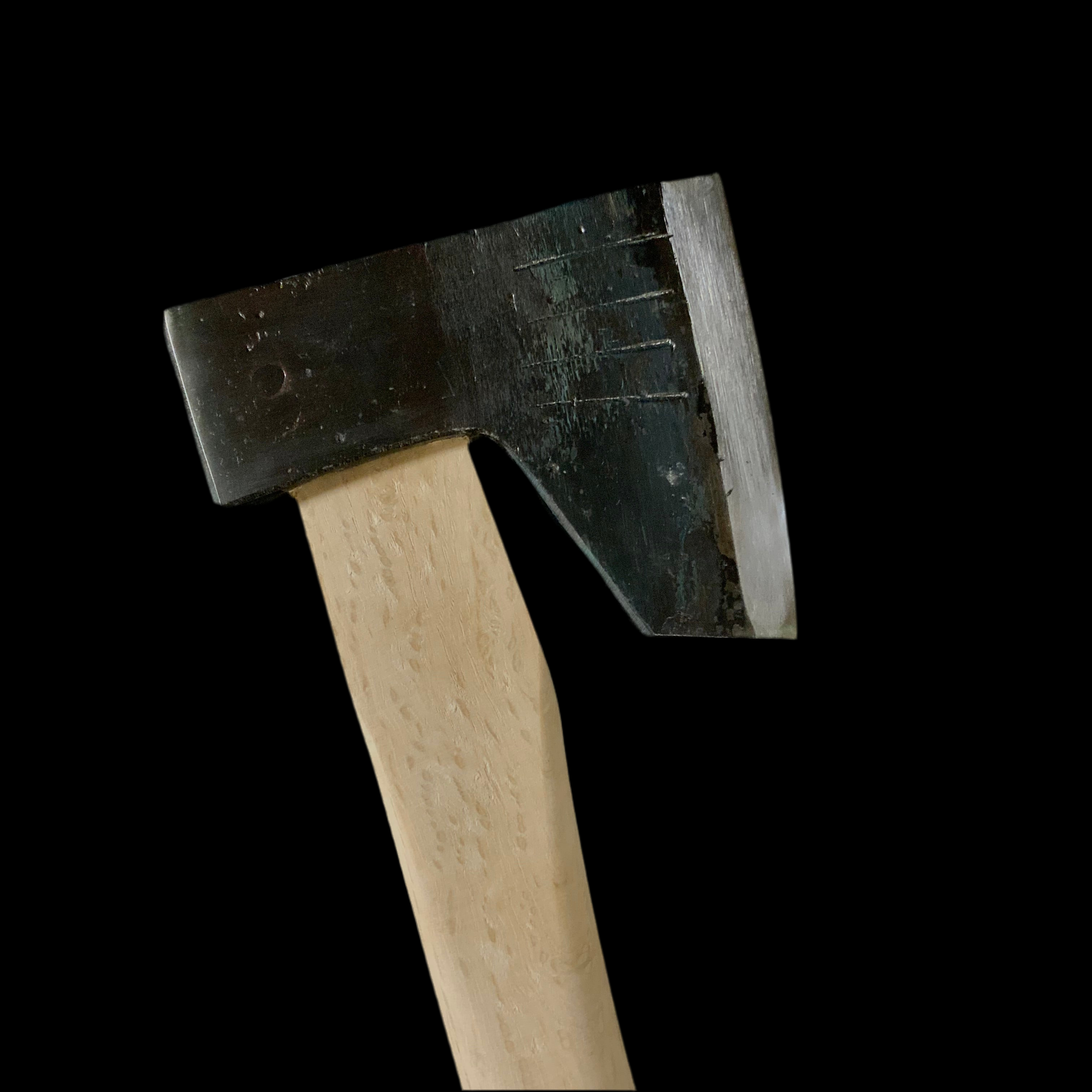 全鋼銀杏型手斧 500g 柄付 All steel ginnan-shaped Japanese Carpenter's Axe with handle