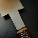 #155 Nagakatsu Double Edge Saw Eddy Type Handles set by Kurashige For Hard Wood 長勝鋸 渦巻き柄 両刃鋸 250mm