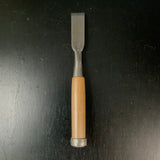 Tasai Special Bench chisel with Japanese white oak   田斎作 追入鑿 白樫柄 角打山型刃 24mm