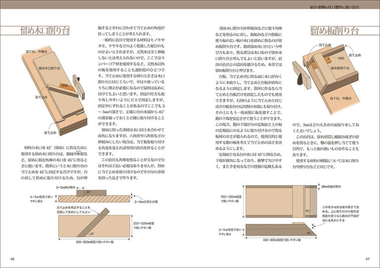 木工手道具 墨付けと木組みの技法 / この1冊を読めば、家具・指物のための仕口の技術がわかる   Woodworking Hand Tools Inking and Woodworking Techniques