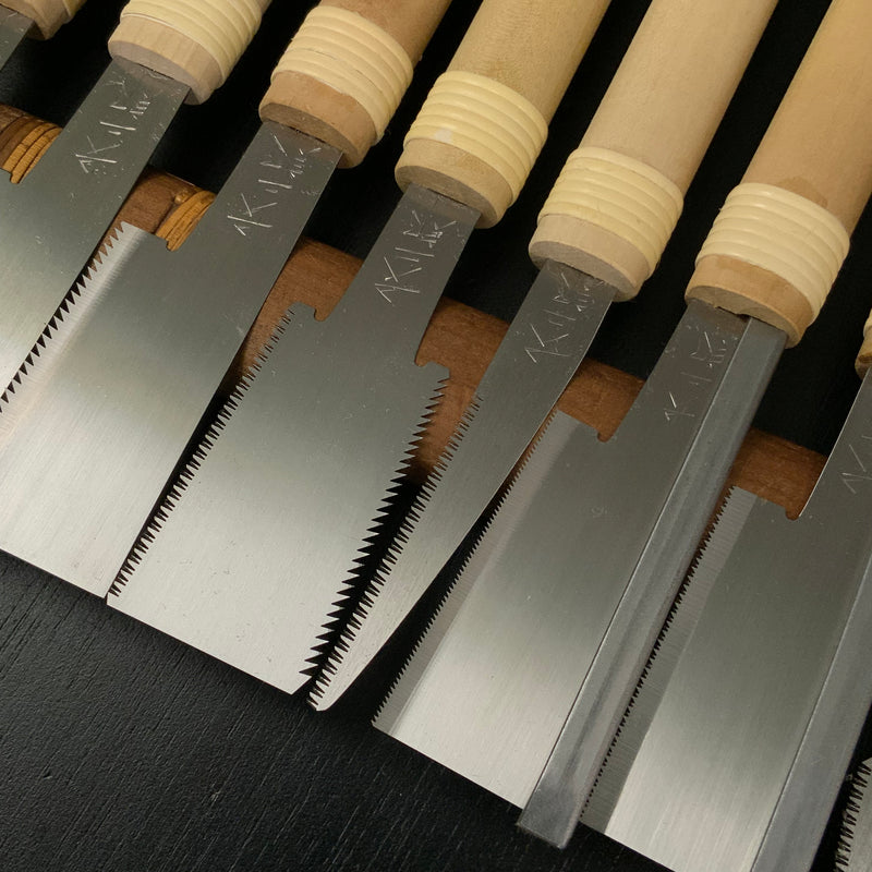 Ready to use Chojiro Mini Japanese Saw set  長二郎 目立て済み ミニ鋸10本セット