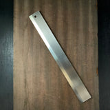 Japanese Straight edge double edge recessed Made of duralumin  ジュラルミン製 両刃下端定規  345mm