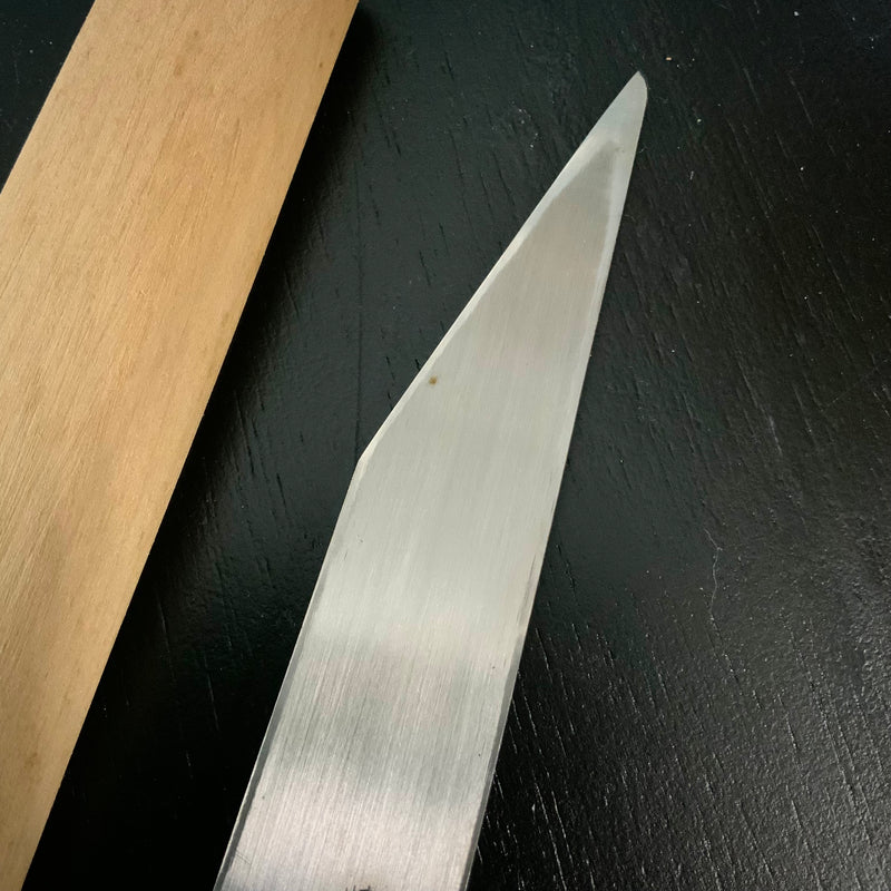 Baishinshi Kunimitsu Kuri Kokatana kiridashi type    梅心子圀光 繰り小刀 切出型 鞘付 24mm