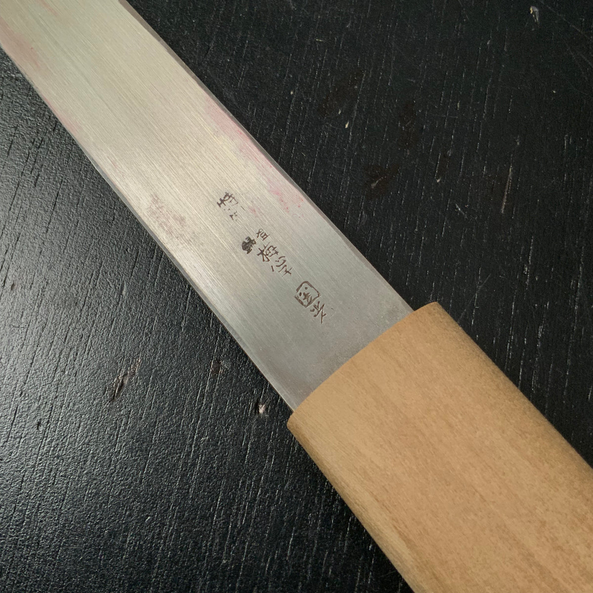 Old stock Baishinshi Kyoshiya Kokatana    /      掘出し物 國光 梅心子 手打 経師屋小刀 右