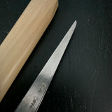 Baishinshi Kunimitsu special small Kuri Kokatana kiridashi type 梅心子圀光 特小 繰り小刀 鞘付き 83mm