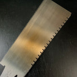 #144 Nagakatsu Double Edge Saw Eddy Type Handles set by Kurashige For Soft Wood 長勝鋸 渦巻き柄 両刃鋸 250mm