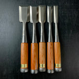 High-Speed Steel Bench chisels Timber chisels set ハイス 追入組鑿 Oirenomi 5本組