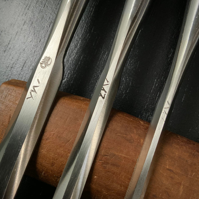 Sukeroku  Sukemaru 3th High-Speed Steel Bench chisels set  三代助丸 碓氷淑郎 ハイス鋼追入鑿 助六 15本組 Oirenomi