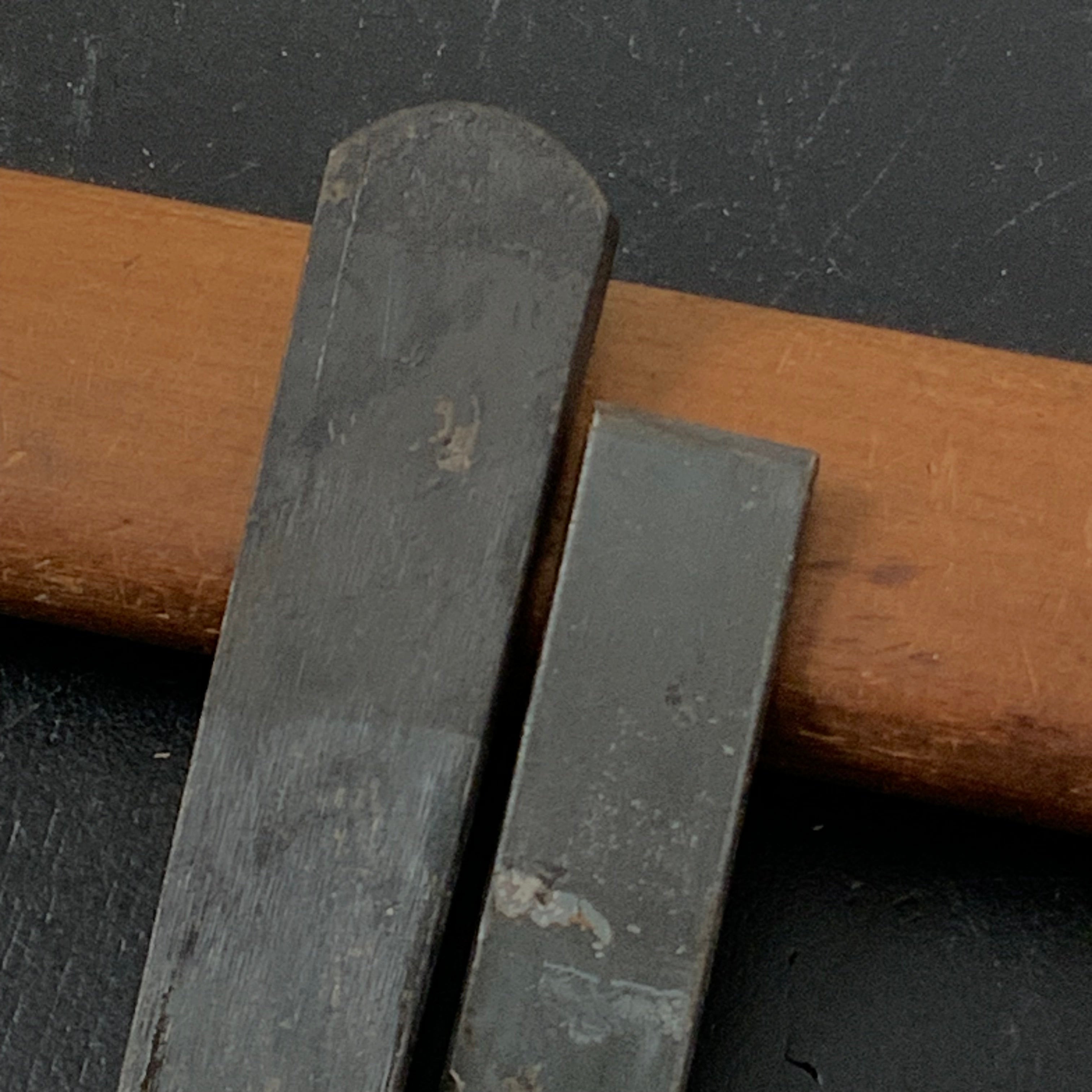 Old stock Traditional Chamfer Plane　Ginnanmen     掘出し物  面取鉋  銀杏面