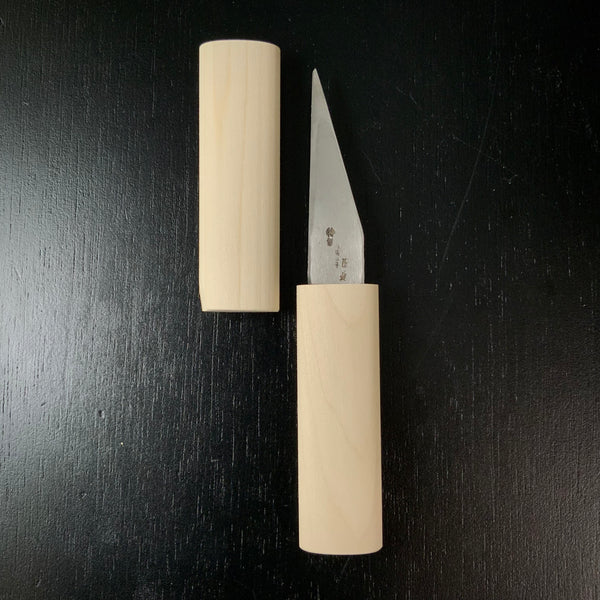 Baishinshi Kunimitsu Long Type Kokatana kiridashi type left hand  梅心子圀光 長刃小刀 特製 鞘付 左 79mm