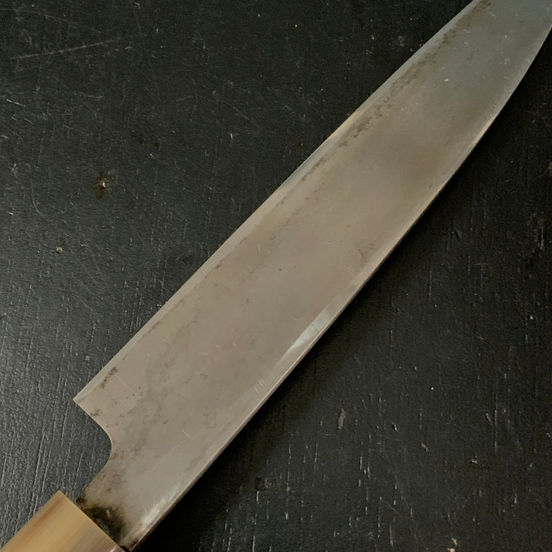 Old Stock Ishido Yanagiba Bocho with Blue steel kitchen knife  掘出し物 石堂 青紙鋼 柳刃包丁 180mm