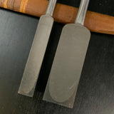 Kouetsu #2 Slick Chisels set by Takeo Nakano Polish Finish中野武雄作 光悦 本突き組鑿 磨き仕上げ 48mm 24mm