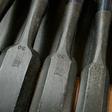 Ouchi Bench chisels set by Ouchi 4th generation 四代目大内俊明作 宗家大内 追入組鑿 桐箱付 Oirenomi