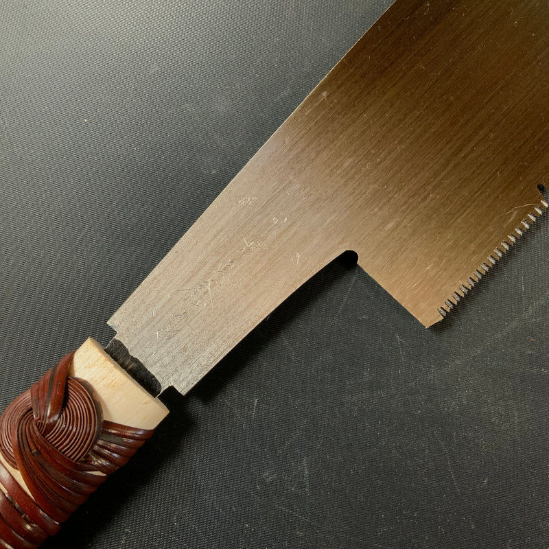 #115 Nagakatsu Single Edge(Kataba) Saw with Eddy Type Handles set by Kurashige 長勝鋸 渦巻き柄 片刃鋸 255mm