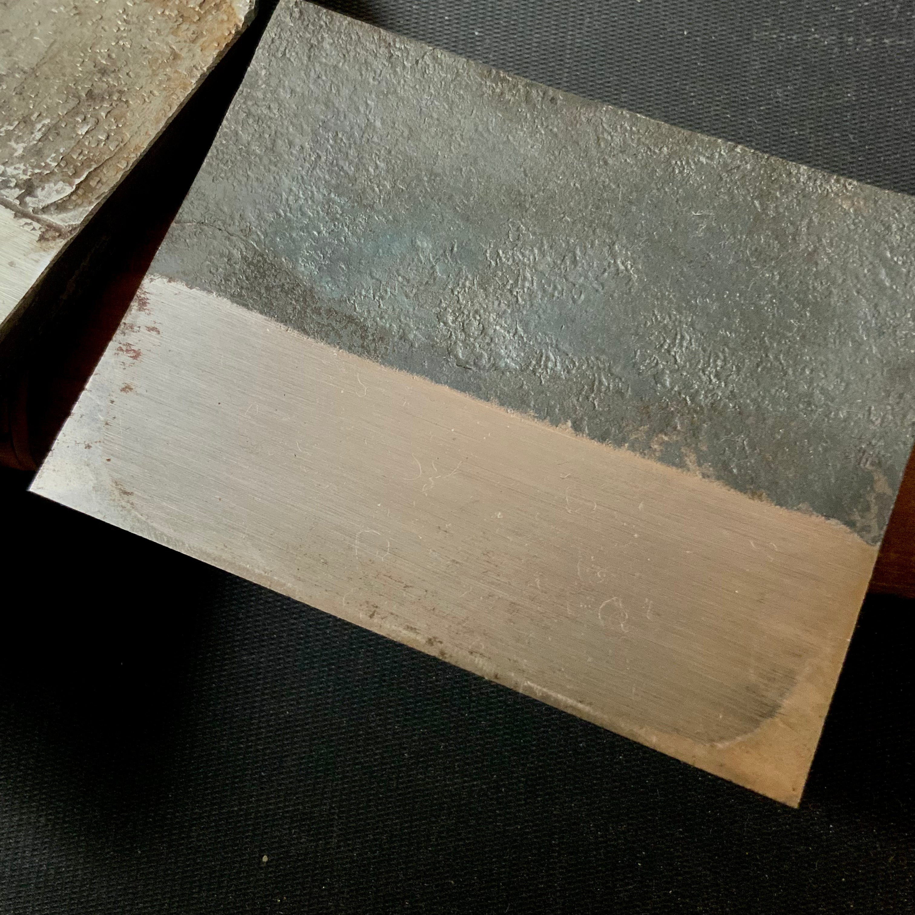 Old stock Muso Smoothing Planeblade (Kanna) 掘出し物 無双 石堂輝秀作 仕上げ鉋 刃のみ 75mm