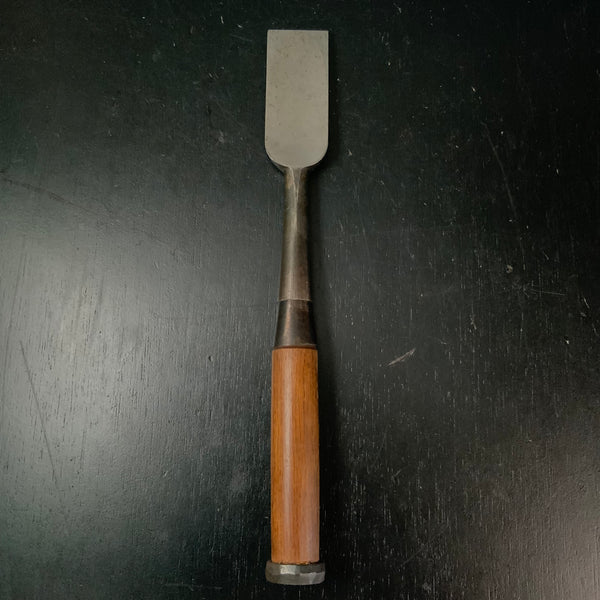 Old stock Hidari Hisasaku Timber chisels  36mm     掘出し物 左久作  叩き鑿 36mm