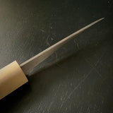 Baishinshi Kunimitsu Setsuki Kokatana carved kiridashi type 梅心子圀光 接木小刀 曲り 鞘付き たしみ丸 107mm