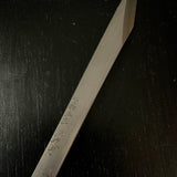 Haura Kamaji Right hand Kiridashi by Sozen  Carving   京都鍛冶 素全作  羽裏釜地切出し小刀 右