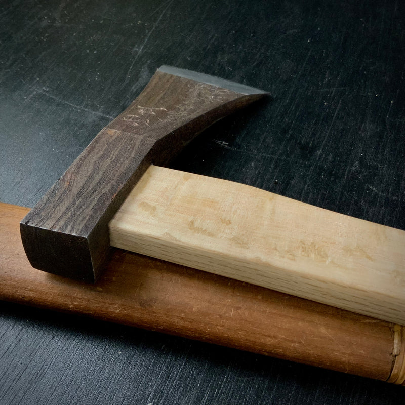 『ERLI』 Sozen Japanese Carpenter's Axe  『而立』 素全作 小型鉞 木割り斧  Masakari