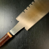 #149 Nagakatsu Double Edge Saw with Eddy Type Handles set by Kurashige 長勝鋸 渦巻き柄 両刃鋸 295mm