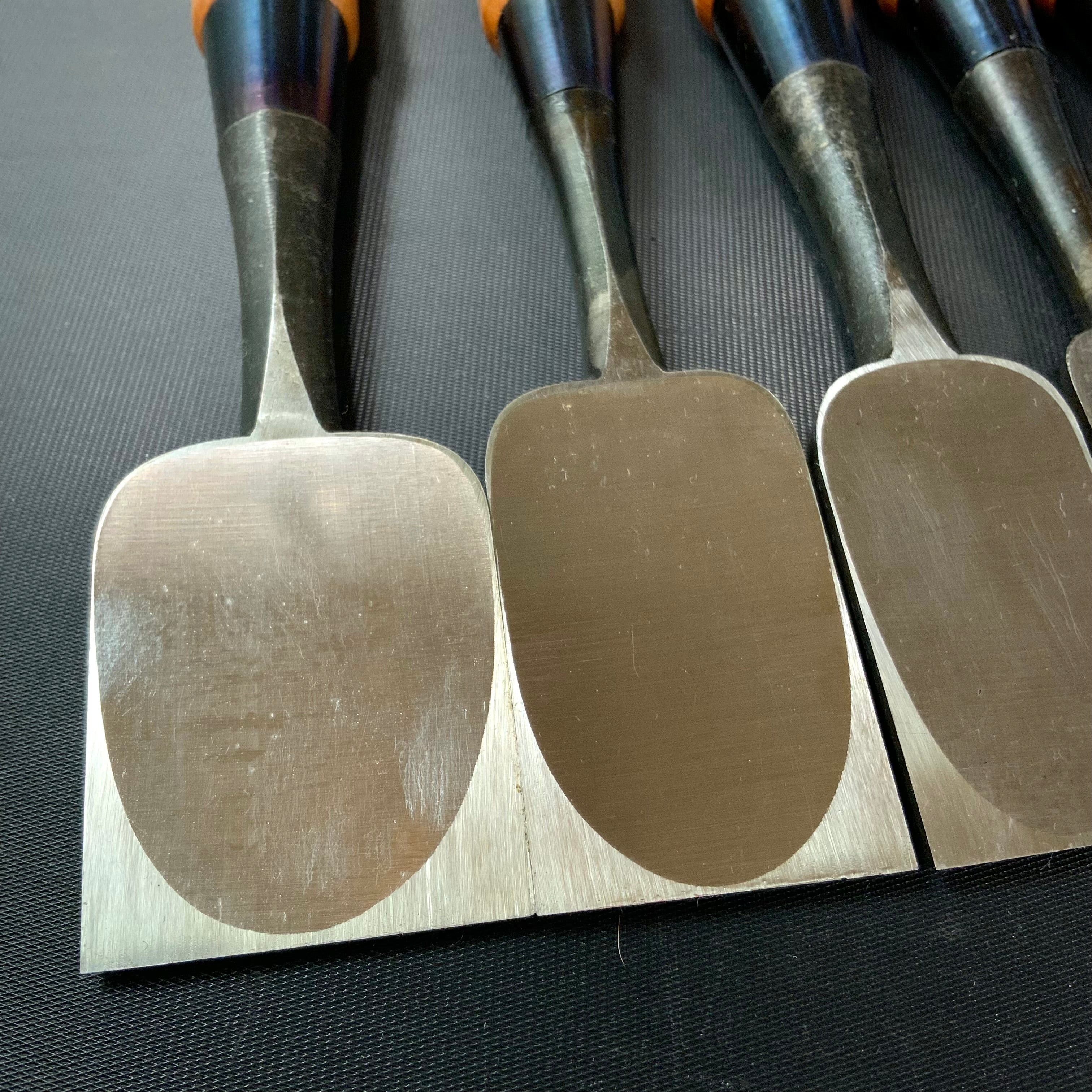 Tsukishiro Bench chisels set  10 Piece          月城 追入組鑿 白樫柄  Oirenomi