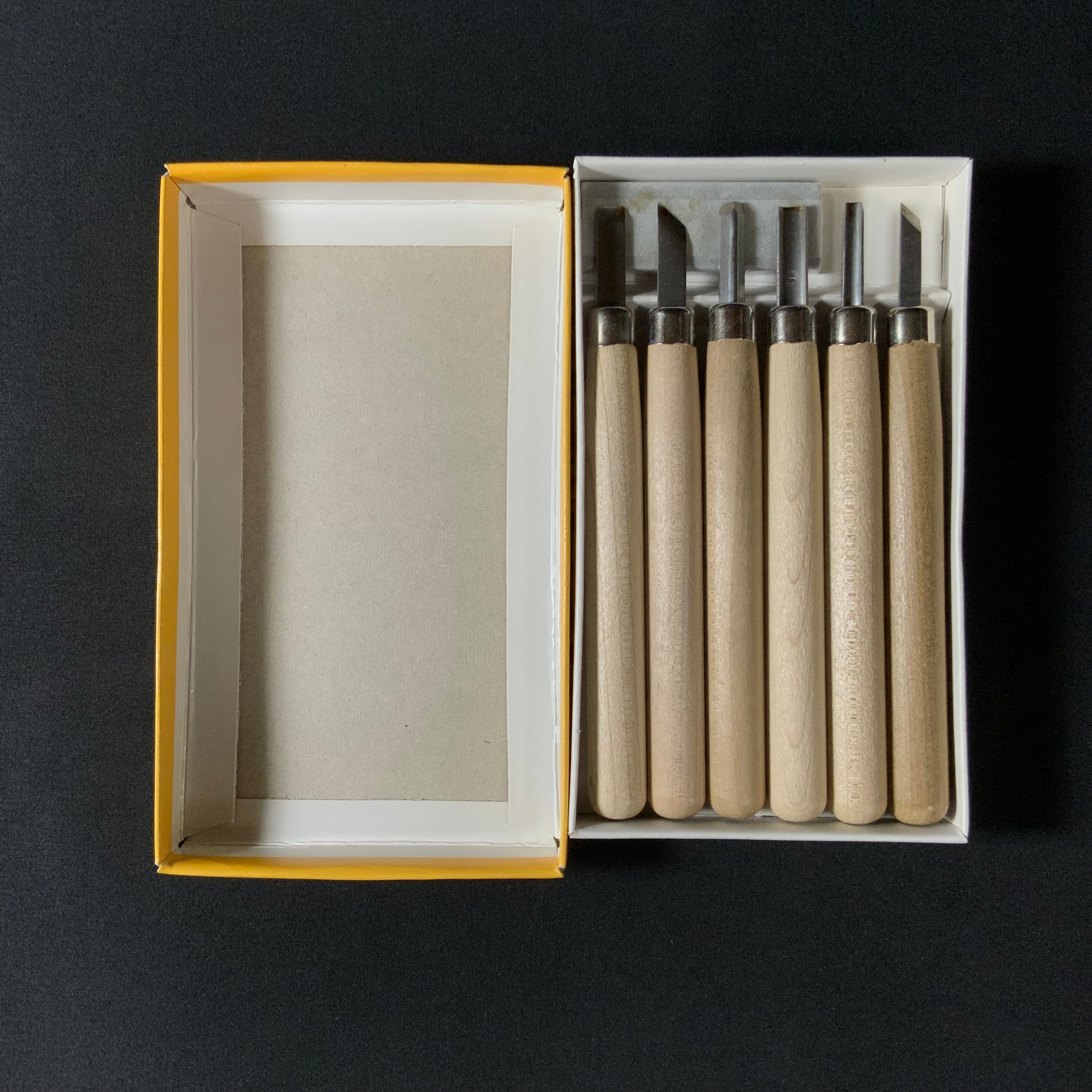 Maruichi Carving chisels set Beginner level    マルイチ 一般用 彫刻刀セット Chokokuto