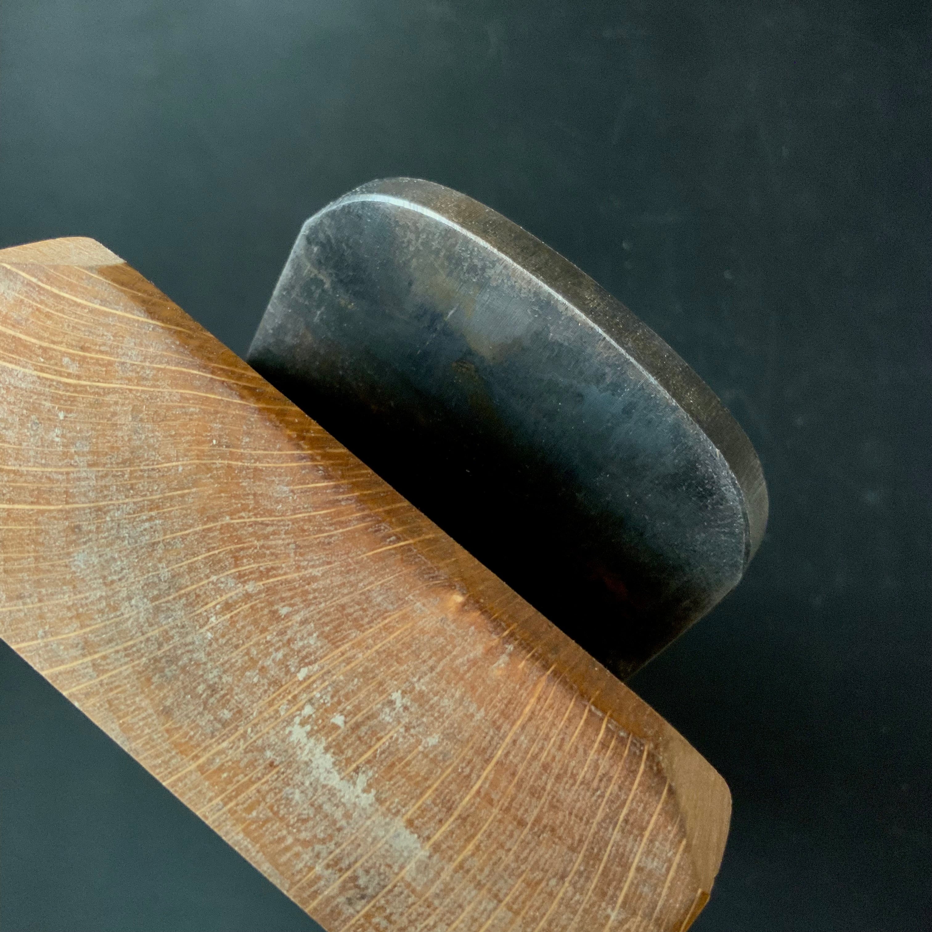 Ready to use! Hidarikanji Smoothing Plane (Kanna) by Tanaka shougo 初心者におすすめ 直ぐ使い 左勘次 田中昭吾作 仕上げ鉋  75mm