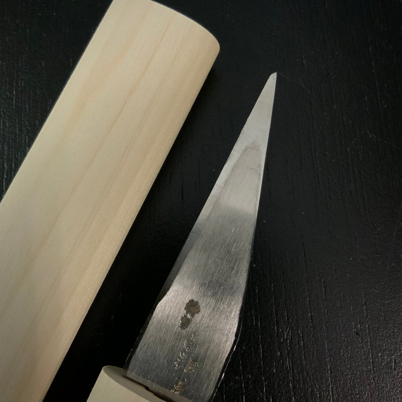 Baishinshi Kunimitsu Long Type Kokatana kiridashi type left hand  梅心子圀光 長刃小刀 特製 鞘付 左 79mm