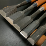 #M175 Mixed Bench chisels set by unknown バラ鑿合わせ 追入れ組鑿 10本組 作者不明