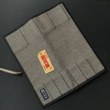 Chisel and Tool Roll Cloth Bag For bench chisels  鑿巻き 追入鑿用 布製 二重刺子