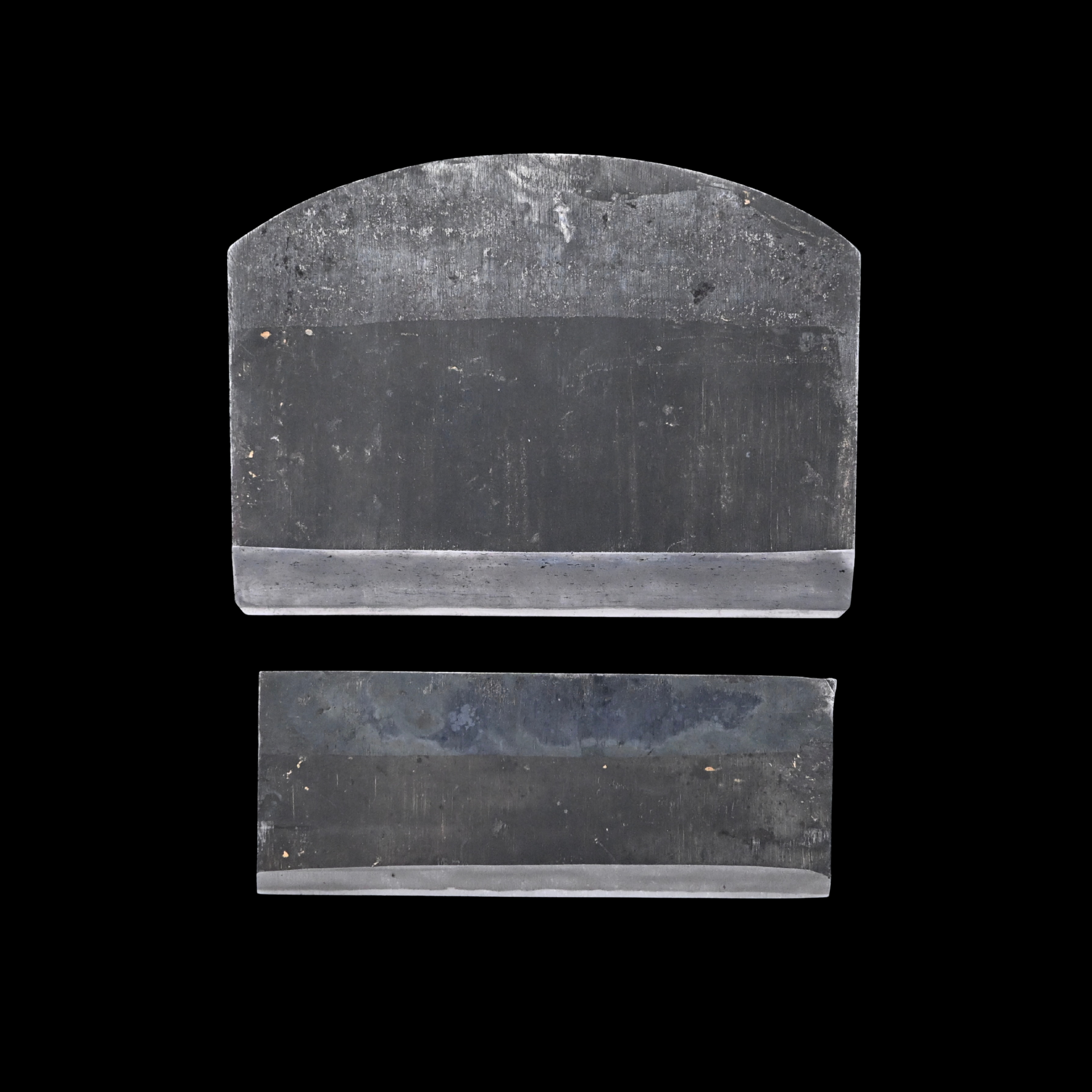 掘出し物  貞城  大鉋 刃のみ 5寸5分 青紙鋼    Old stock Sadajo Large Plane Blade  Blue steel by Rinkichi Sekikawa　