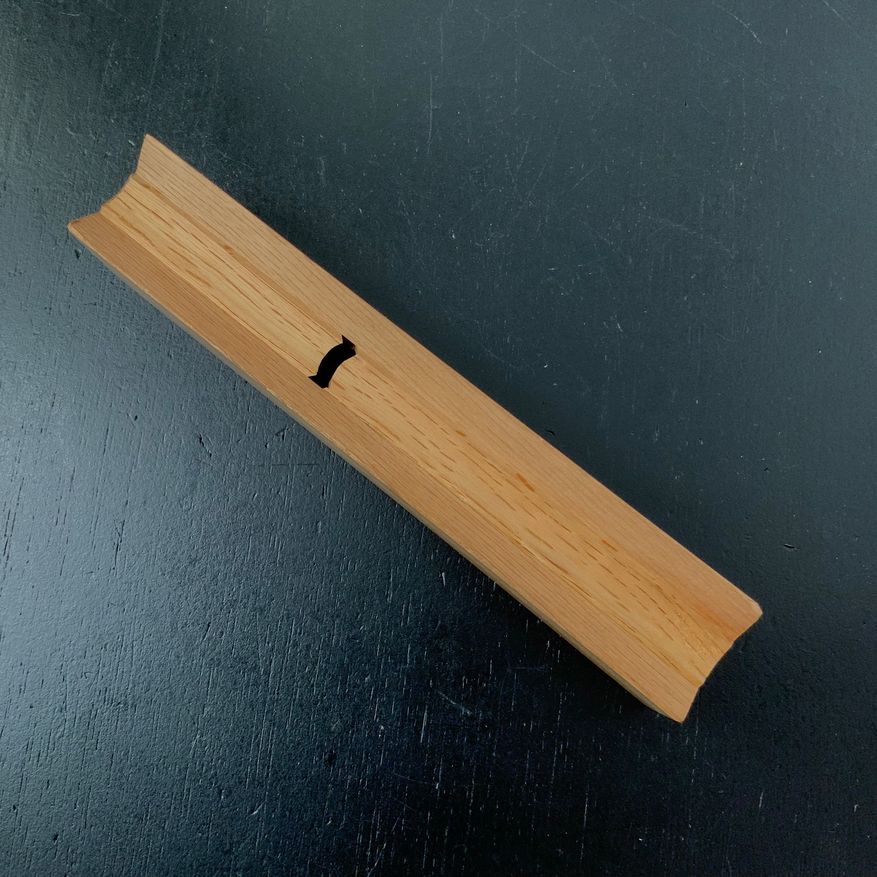 Old stock Traditional Chamfer Plane　Ginnanmen     掘出し物  面取鉋  銀杏面