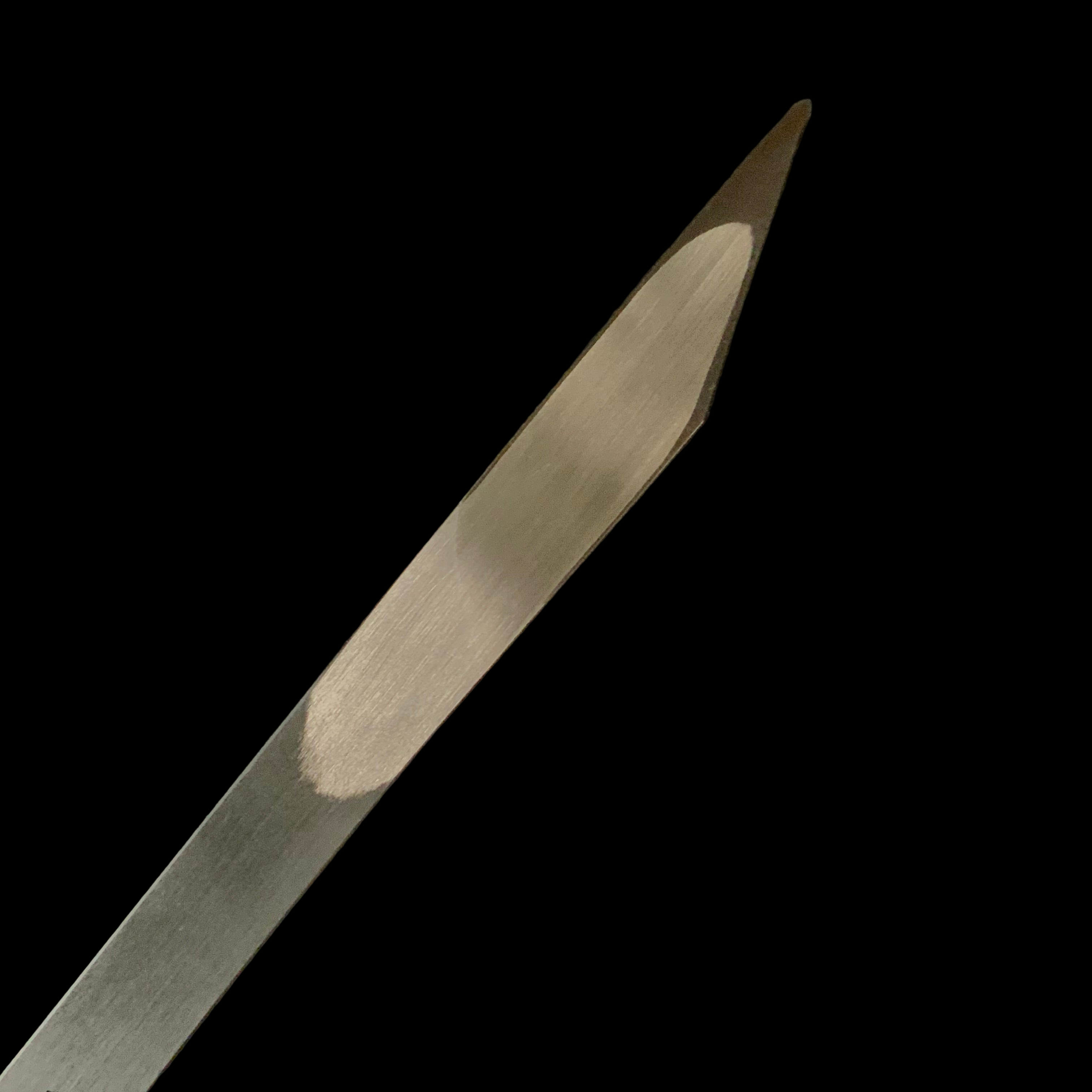 Yoshihide Sakamitsu Tsuchime Kokatana with White Steel  吉秀 三代坂光作 切出小刀  右 槌目仕上