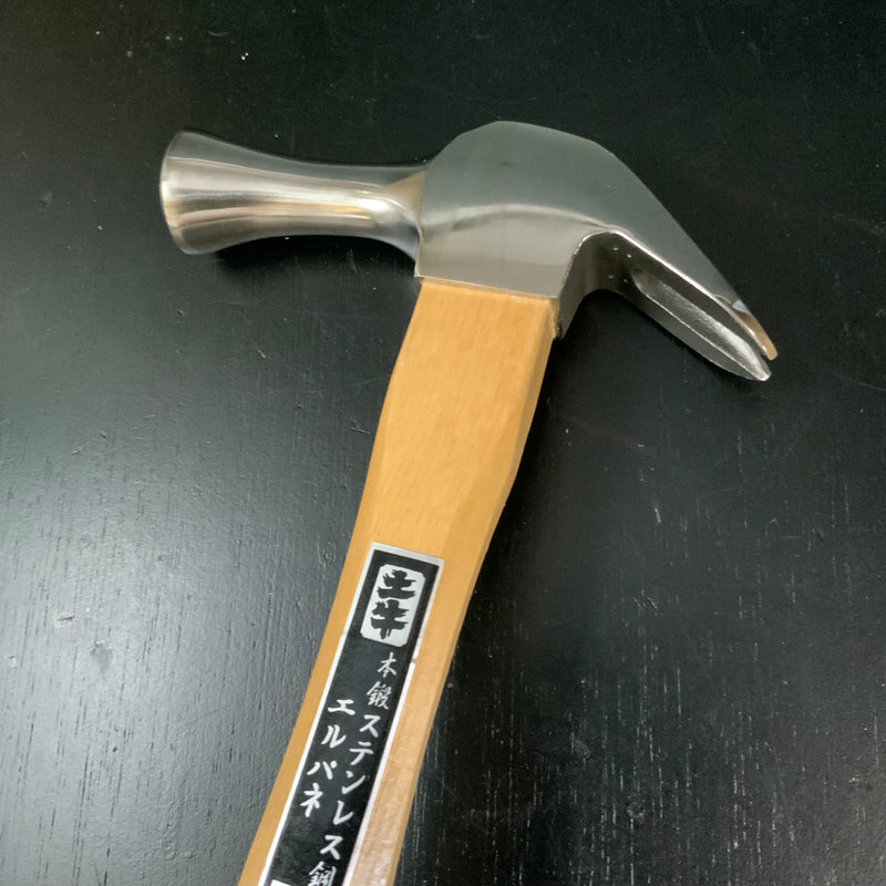 Old stock Dogyu Erupane Kariwaku Stainless steel Hammers   掘出し物 土牛  ステンレスエルパネ 仮枠ハンマー 滑り止め付