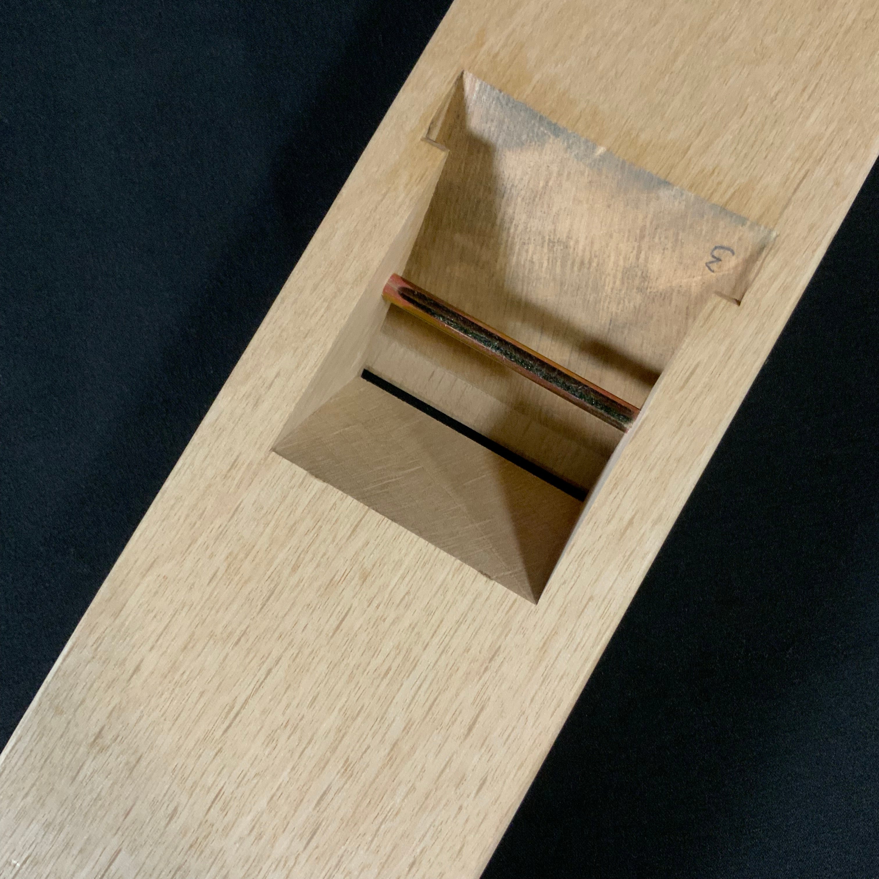 Shisei Smoothing Plane(Kanna) by Seisuke Mizuno 水野清介作 紫清 仕上げ鉋 白紙一号鋼 60mm