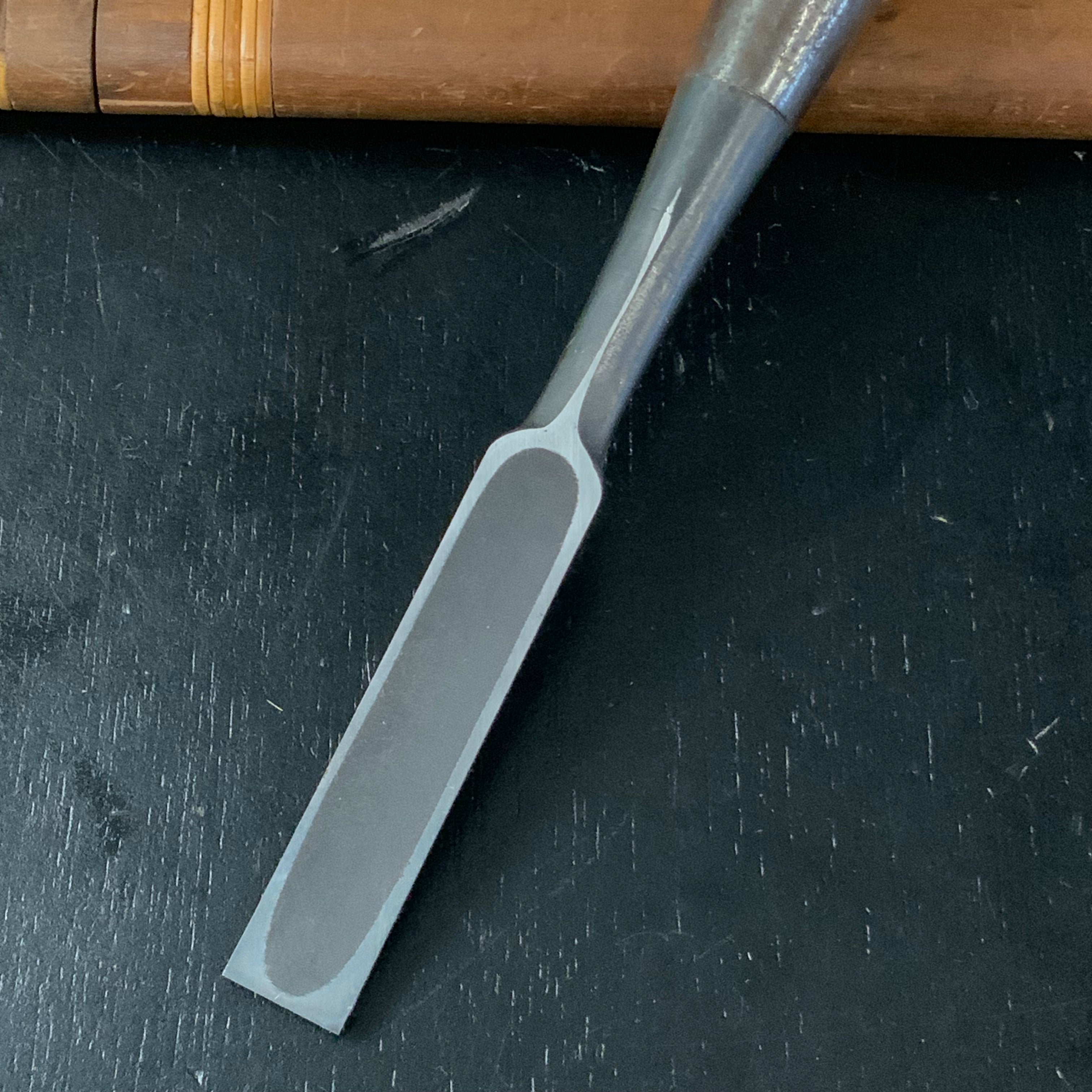 Muneyoshi shorter Timber chisels with white steel by Kiyohisa 宗吉 清久作 白紙鋼 半叩き鑿  Tatakinomi 15mm