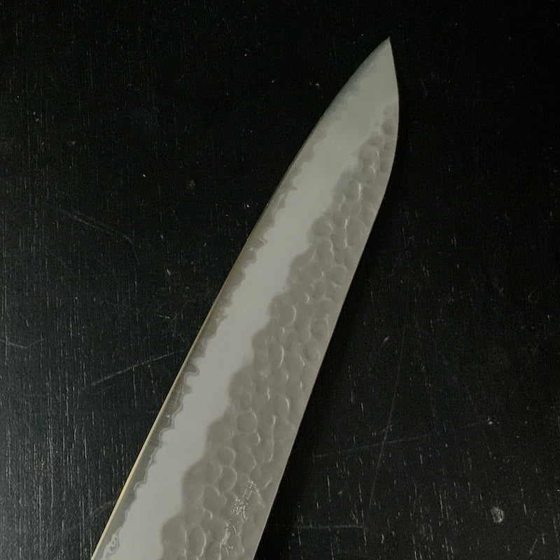 Tsuchime Finish Chef knife Gyuto Blue Steel  切れるよろこび 牛刀 槌目仕上 青紙鋼 210mm