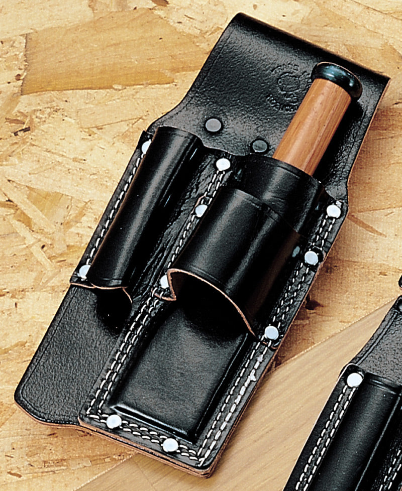 Kozuchi CB-01 Chisel, Sledgehammer, Ratchet Socket with Cow leather   コヅチ ノミ・玄能・ラチェット差し CB-01