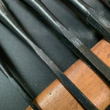 Yoshitaka Bench chisels set (Oirenomi) 義隆 追入組鑿  10本組