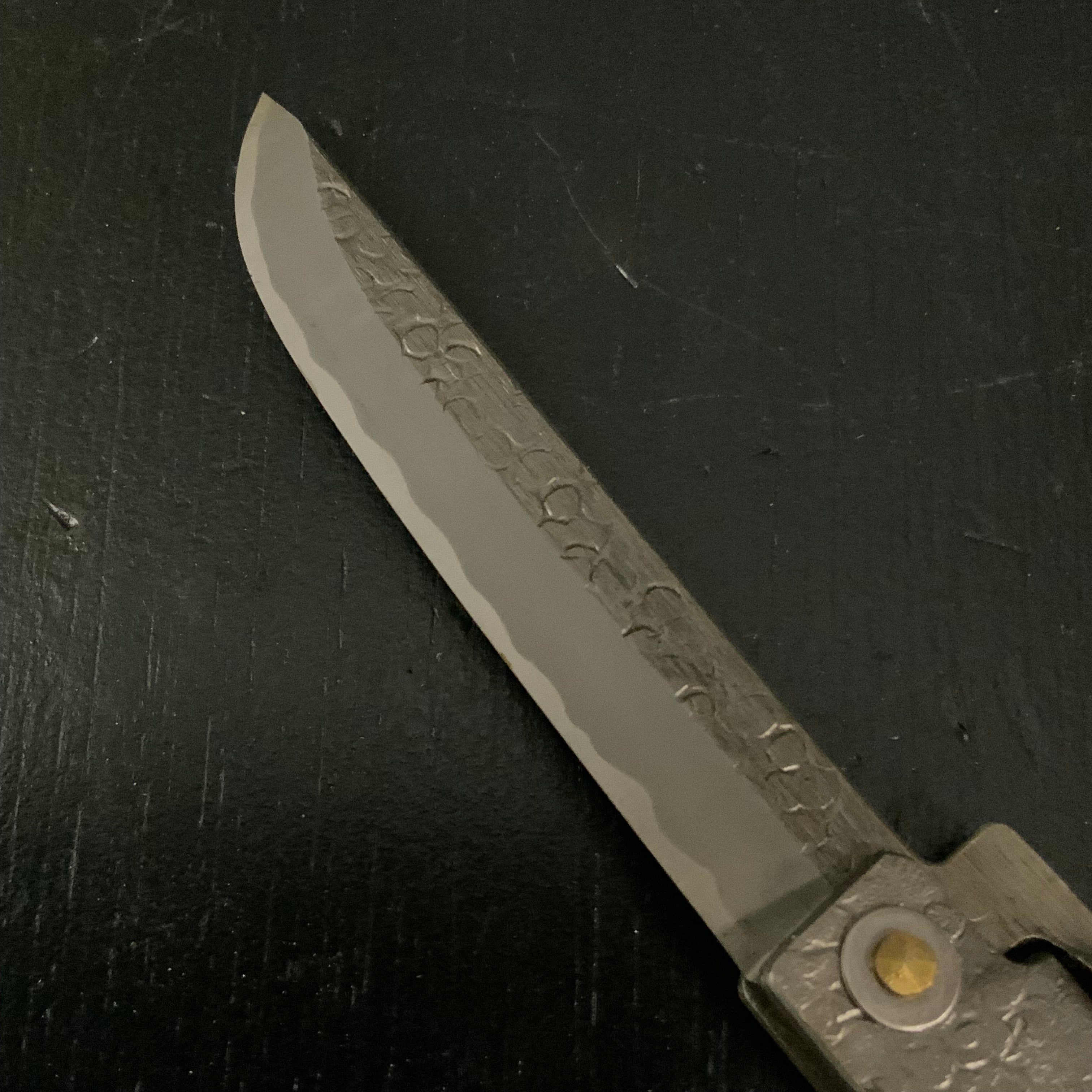 Hammered Pattern by Shigeru Tomida sword-shaped large 富田滋作 槌