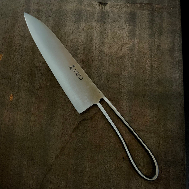 Old stock Igarashi Santoku handle Knife   掘出し物  いがらし ハンドルナイフ