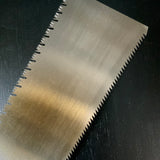 #144 Nagakatsu Double Edge Saw Eddy Type Handles set by Kurashige For Soft Wood 長勝鋸 渦巻き柄 両刃鋸 250mm