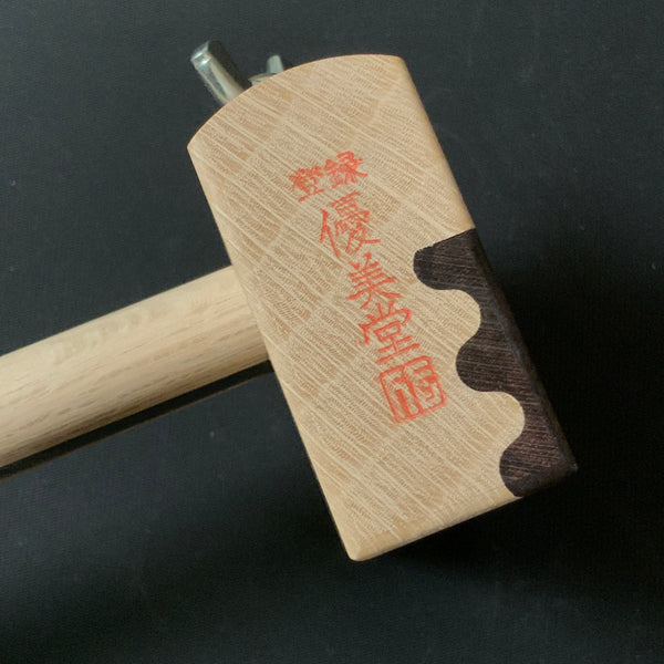 Yubido Marking gauge with two scribing rods Ebony Paste  優美堂 鎌毛引 黒檀張 Kebiki