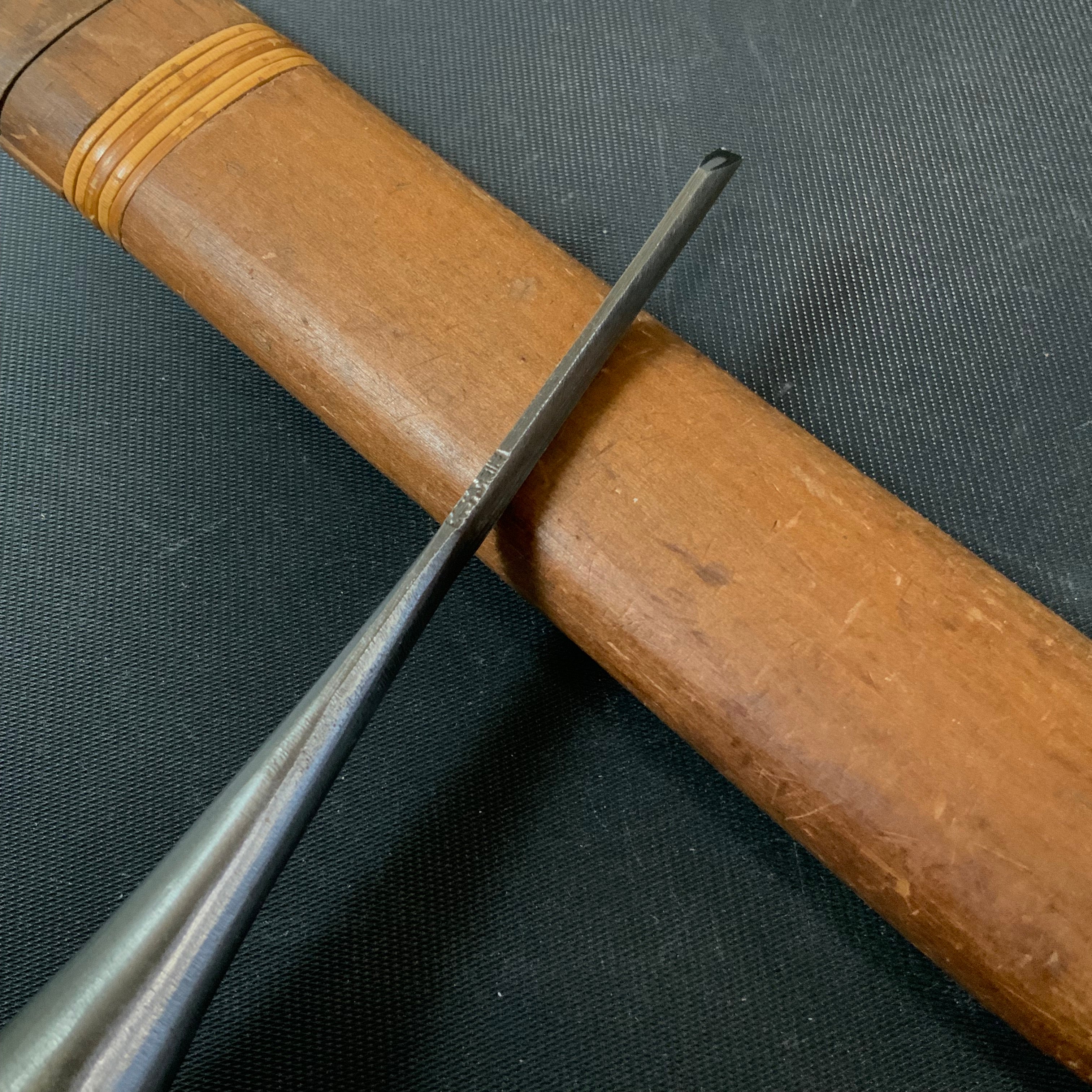 Tasai Bench chisels (Oirenomi) with blue steel  田斎作 磨き仕上 追入鑿  3mm