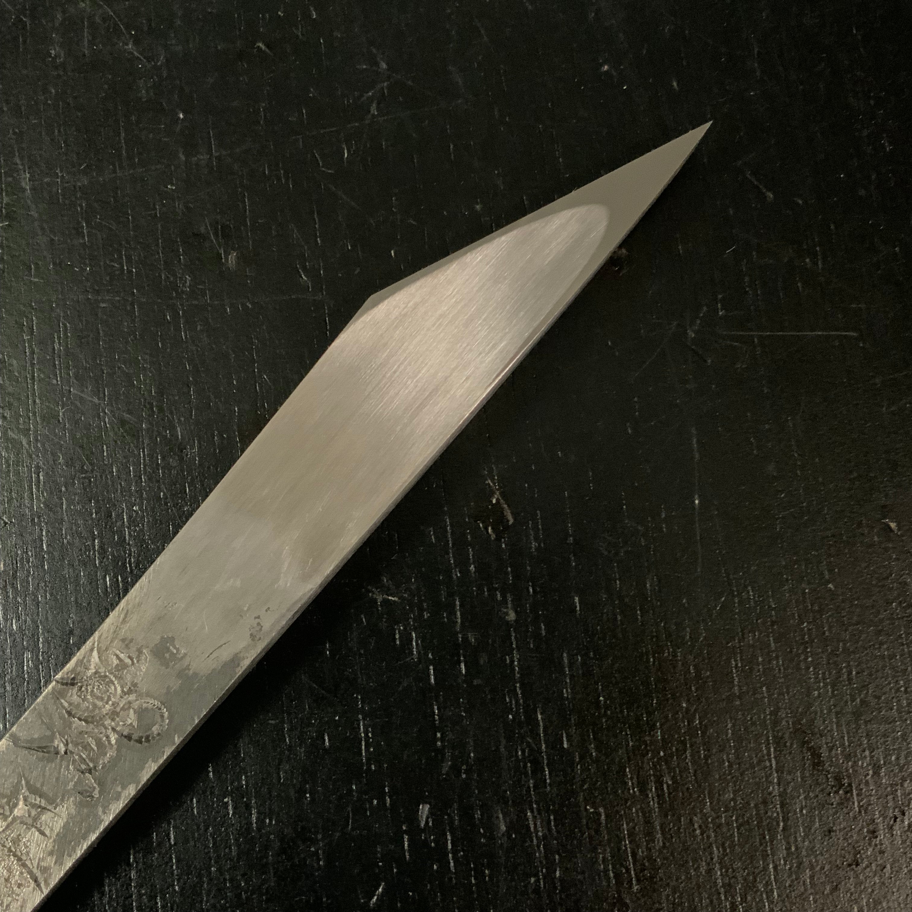 Gasho Hirotsugu Right hand Kiridashi by Sozen Carving  賀正 廣貢 素全作  切出し小刀 右  21mm