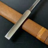 Tasai Paring chisels (Usunomi) with blue steel 田斎作 磨き仕上 薄鑿 12,15mm