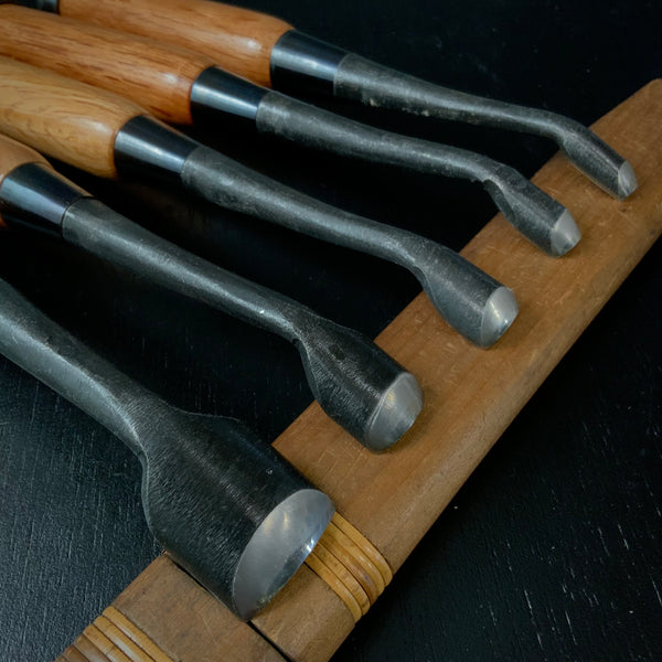 Heijoshin Michi Spoon chisels  Carving chisels     /    平常心 道 彫刻鑿 丸スクイ